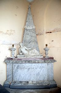 Memorial to Henrietta daughter of the Duke of Kent August 2011